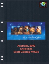 $2.25 Scott Value - 2000 AUSTRALIA Christmas s/s Nativity Scene CV MNH NH UMM