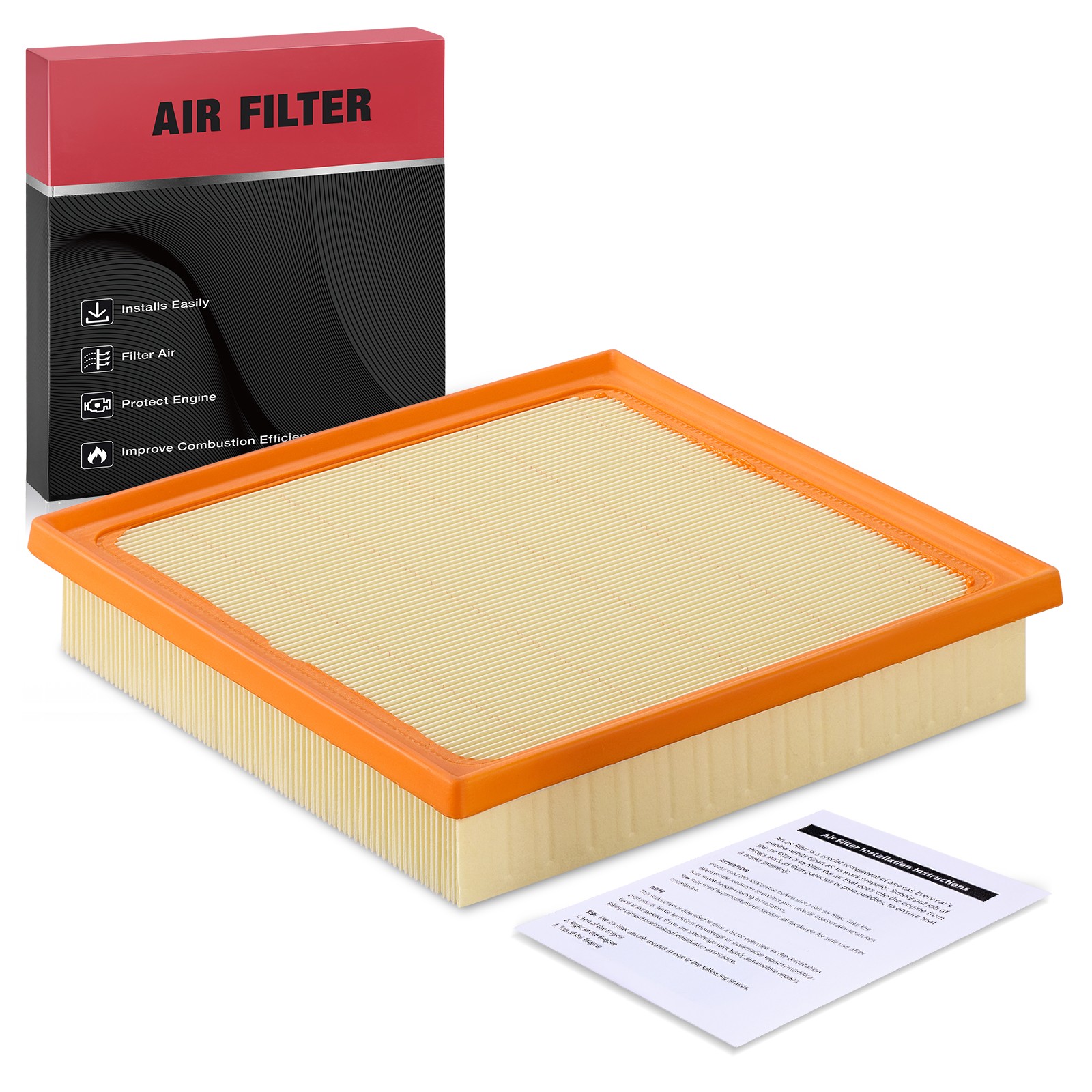 Front Engine Air Filter Fit For 19-22 Toyota RAV4 2.5L 2021 Toyota Avalon 2.5L