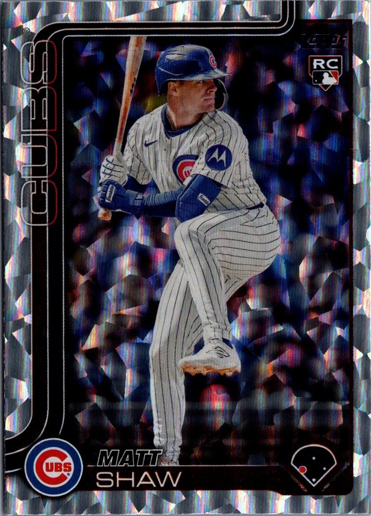 2025 Topps Update Holo Foil #US200 Matt Shaw RC Chicago Cubs