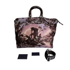 Prada Nylon 2Way Shoulder Bag BN2044 Brown Vintage Authentic