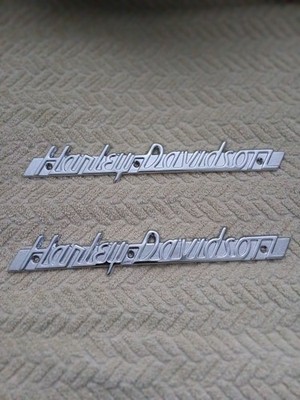 Harley 1951-1954 Fuel Tank Nameplate oem 61774-51T with MOUNTING