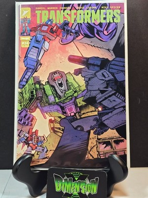 TRANSFORMERS #24 WRAPAROUND COMIC 1ST PRINT NM IMAGE 2025 DANIEL WARREN JOHNSON
