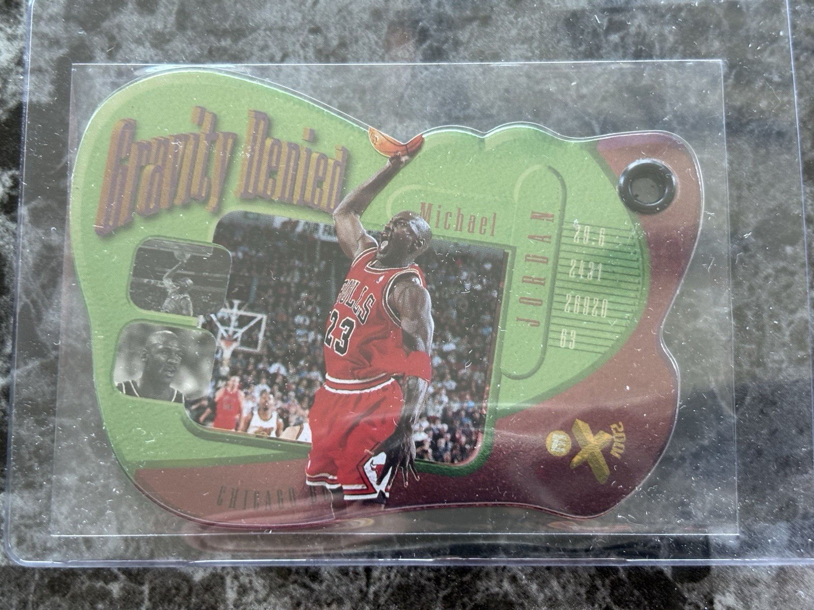 Michael Jordan 1997 Skybox E-X2001 #9 Gravity Denied Price Guide 