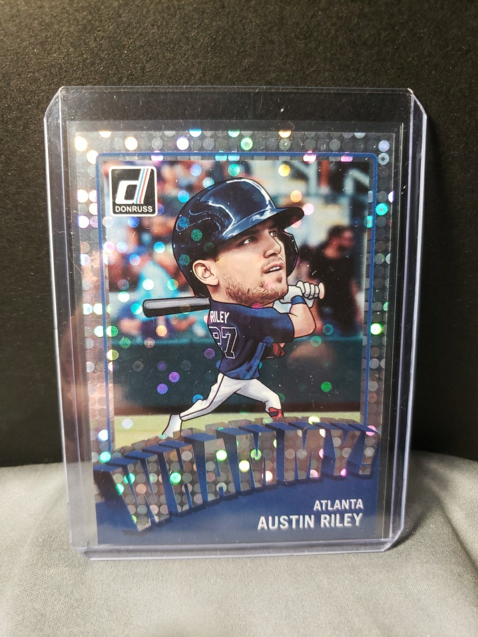 2022 PANINI DONRUSS WHAMMY! SP AUSTIN RILEY NO. W8 *ATLANTA BRAVES*