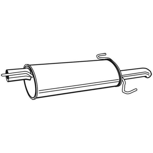 Walker EndschalldäMpfer SchalldäMpfer Hinten FüR Opel Astra F CC 1.6I-image