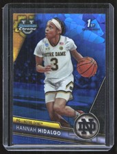 2023-24 Bowman University Chrome Sapphire Hannah Hidalgo Notre Dame #26