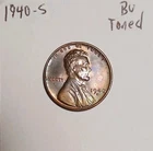 1940-S Lincoln Wheat Cent San Francisco Mint  BU Toned High Grade Coin
