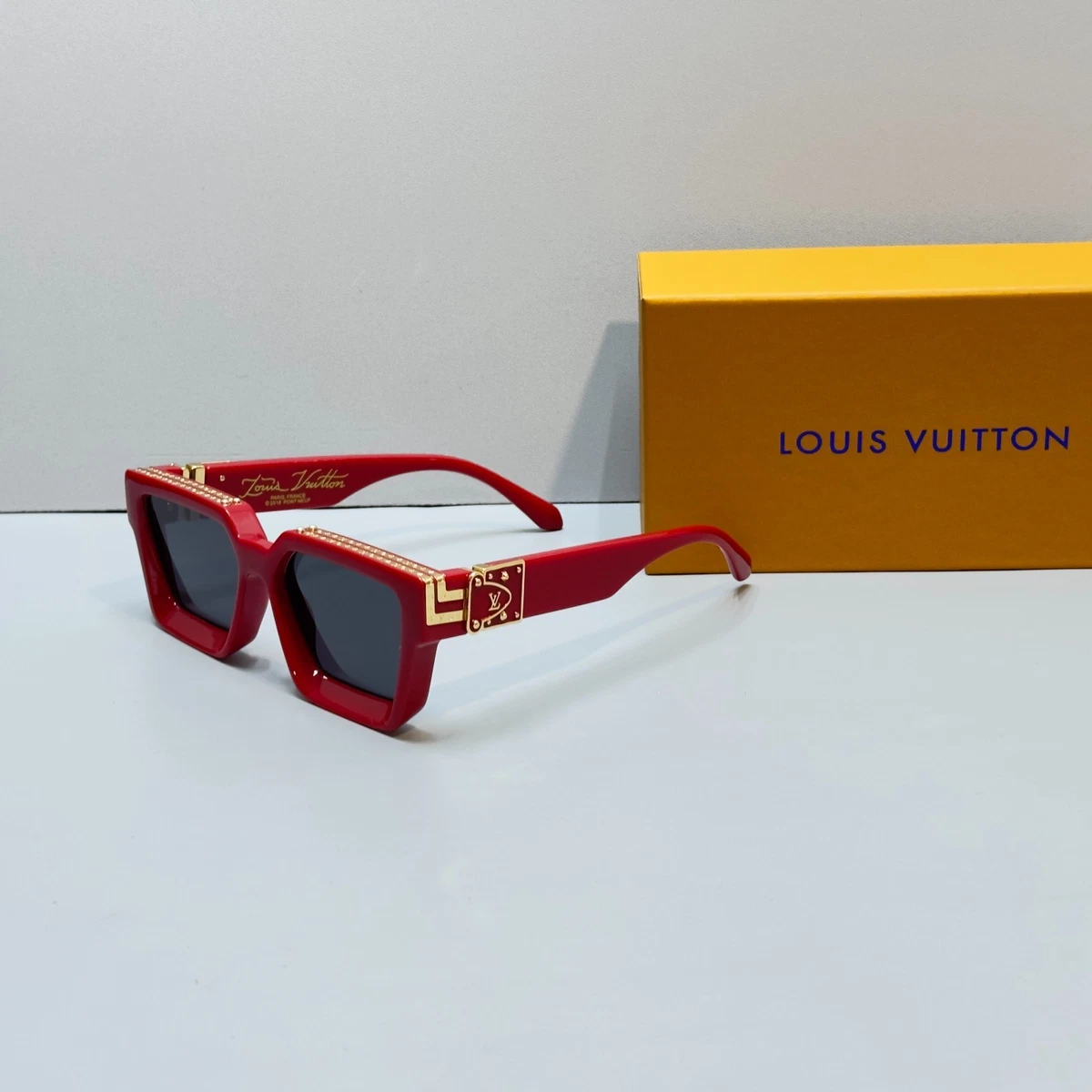 Louis Vuitton Gold Sunglasses for Men for sale | eBay