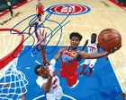 Shai Gilgeous-Alexander Autographed Oklahoma City Thunder 8x10 Photo with COA