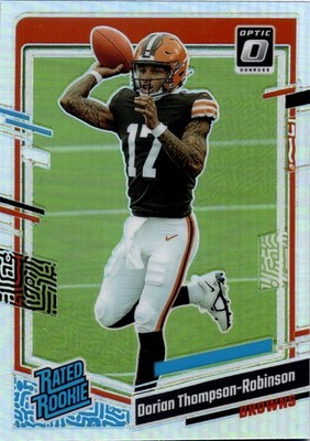2023 Panini Donruss Optic DORIAN THOMPSON-ROBINSON #225 Holo Prizm RC Browns