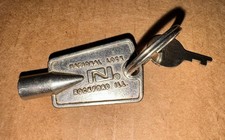 Vintage National Lock Freezer Key Rockford Illinois Maytag Frigidaire Sears Etc