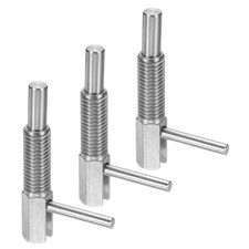 3Pcs Retractable Indexing Plunger Pin, Stainless M12 Spring Plunger