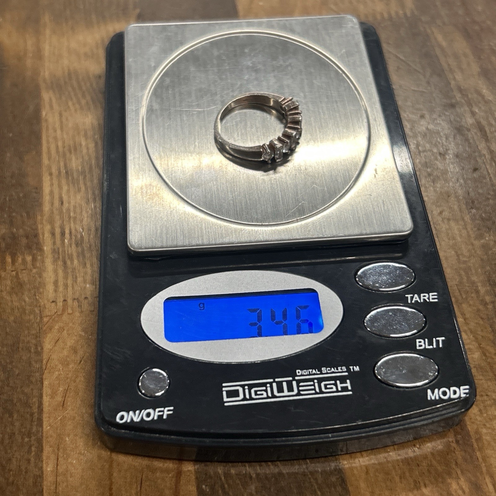 Sterling Silver Alternating White/ Rectangle Ston… - image 4