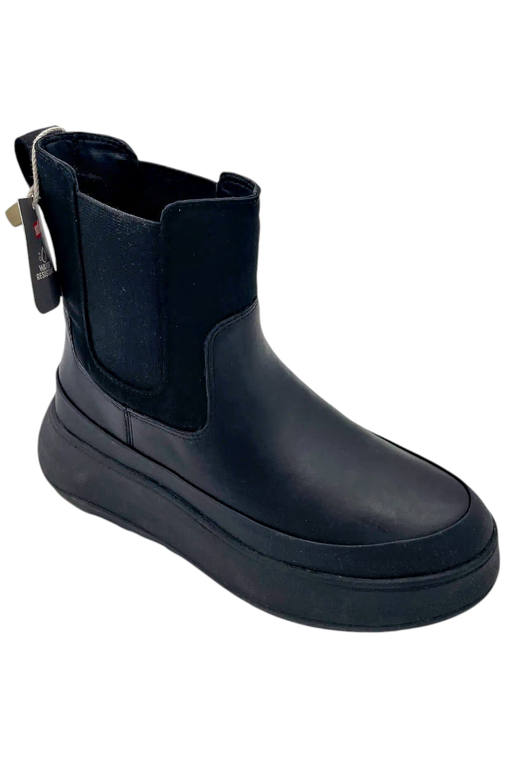 FitFlop Womens F-Mode Water-Resistant Chelsea Boots All Black 14190₽