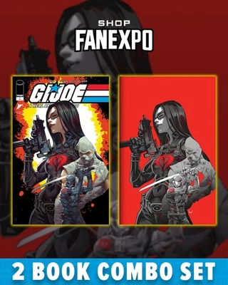 G.I. Joe, ARAH #1 FAN EXPO Exclusive Trade & Virgin Foil Combo Set by Kael Ngu