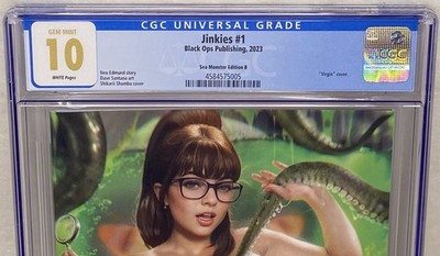 Jinkies #1 Shikarii Velma Sea Monster Edition B /375 CGC 10 Gem Mint!