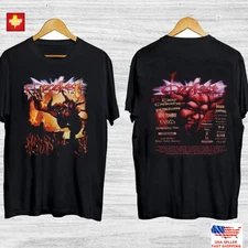 New Apparel 2002 Ozzy Osbourne Ozzfest Tour T-Shirt Fan Redesign Merch