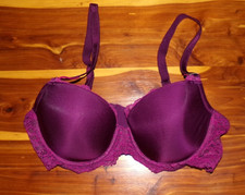 Victoria's Secret Dream Angels Lined Demi Passionate Purple 38B NWOT