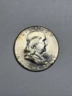 1963 Franklin Half- Silver- Choice Gem Brilliant Uncirculated Luster
