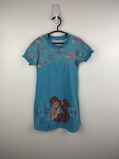Vintage 90s Girls 4/5 Distressed Staining Nightgown Dress Hercules Meg Megara