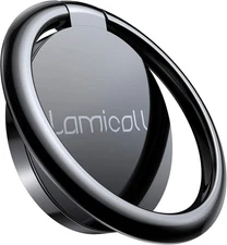 Lamicall Cell Phone Ring Holder Stand - Phone Finger Gip Kickstand, 360° Rotati