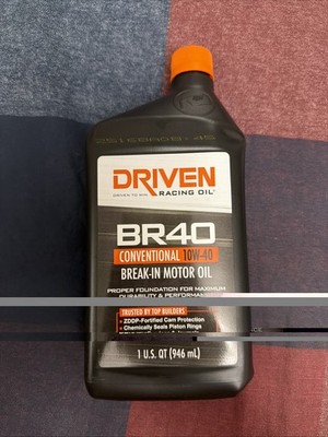 Driven Racing BR40 10W-40 Break In Oil with Zinc 03706 - Gen III & IV