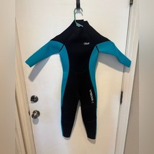 Hevto Vigor I Wetsuit Youth Sz. 6 Black / Turquoise