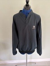 Zero Restriction Pullover Mens M Made In USA Golf Outerwear Soft Microfiber