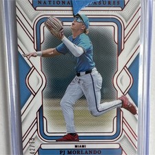 Panini National Treasures 2025 PJ Morlando Miami Marlins Red Rookie #45 /75