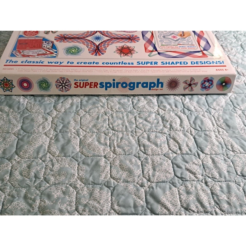 The Original SUPER SPIROGRAPH Design Set #01016 ~ 50th Anniversary ~ Preowned - Image 3 of 4