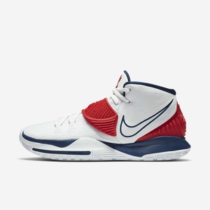 kyrie 6 red white blue