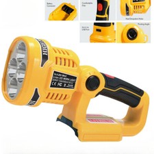 1120LM Spotlight Flashlight LED Work Light JobSite Light For DeWalt 20V Li-Ion
