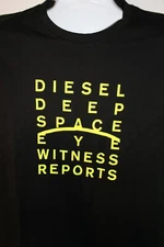 DIESEL S/S BLACK T-SHIRT SZ:L NWT