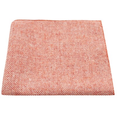 Highland Weave Stonewashed Ziegelrot Einstecktuch, Einstecktuch