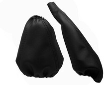 SEAT TOLEDO (1991-1999) Cuffia Leva Cambio e Freno Pelle - Cuciture Nero