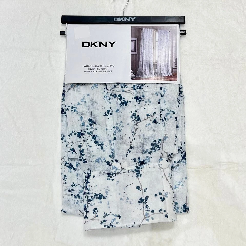 dkny pleated curtains with buttons