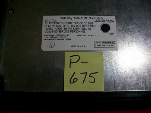 VINTAGE COLLECTIBLE REGENCY REGULATOR #5700 ENERGY MANAGEMENT SYSTEM NEW? IN BOX - Picture 8 of 10
