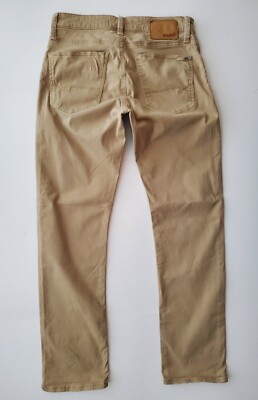 Mavi Zach STRETCH Beige STRAIGHT LEG 5-Pocket Pants Sz 30 x 32 (ACTUAL 30x31)