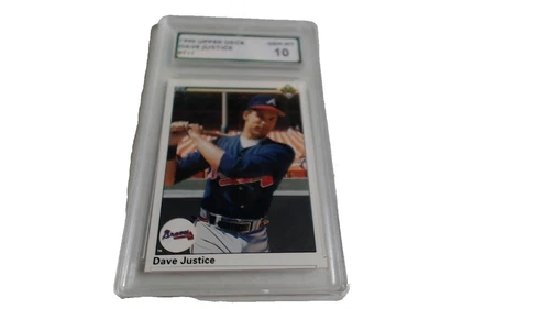 David Justice Baseball Sports Trading Cards & Accessories Rookie