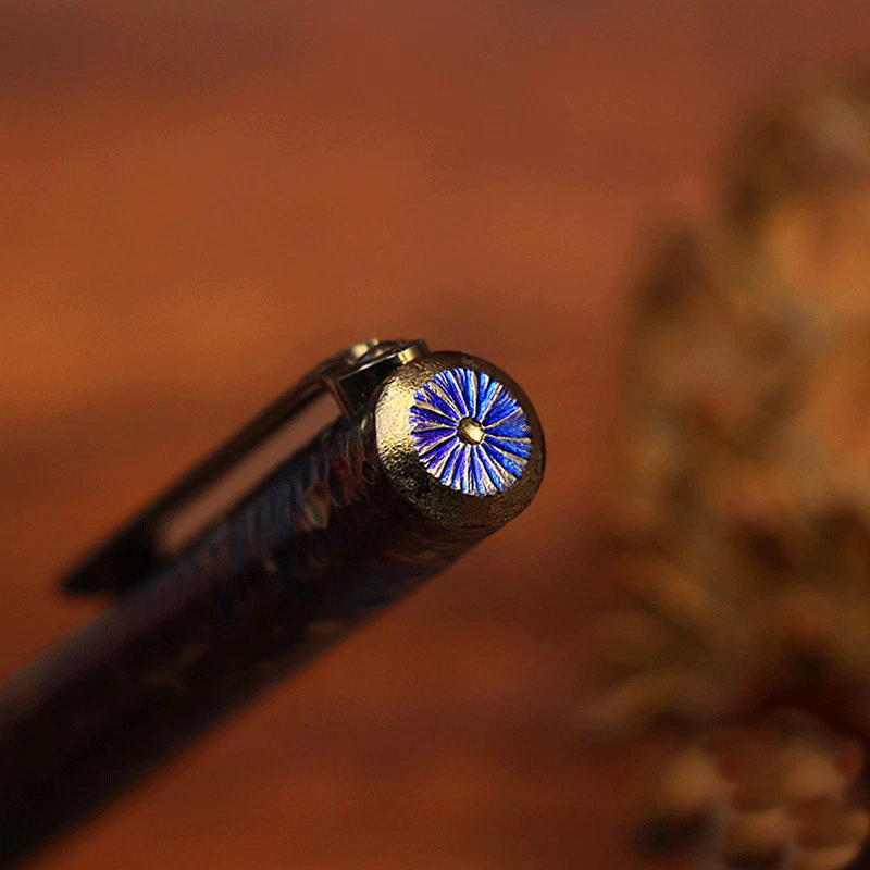 Titanium Pocket Fountain Pen 0.5 Nib Business Signature ink Pen Gift Pen EDC - Image 4 of 4