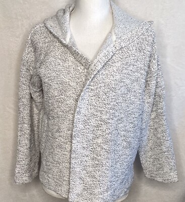 Madewell Cardigan Knit Sweater Womens XXS Gray Hood