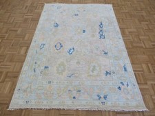 6 x 9'4 Hand Knotted Gray Modern Oushak Oriental Rug G15690