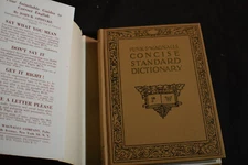 1945 Concise Standard Dictionary HCDJ