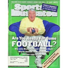 Sports Illustrated July 29 2002 John Madden With Monday Night Football