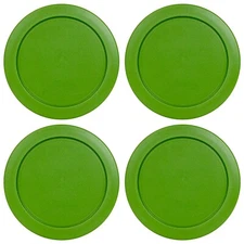 Replacement Lid for Pyrex 1-CUP Storage Cover 4" Bowl 7202-PC GREEN (4-Pack)
