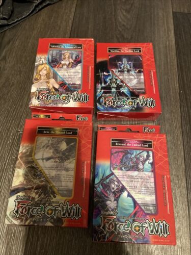 Force Of Will Tcg 4 Decks New Sealed - Picture 1 of 1