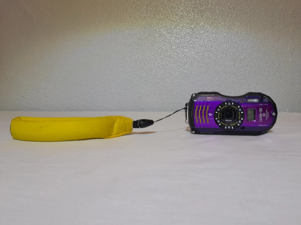 Cámara digital Pentax Optio WG-3 GPS púrpura 16 MP impermeable con LCD de 3 pulgadas... Foto 4 de 4