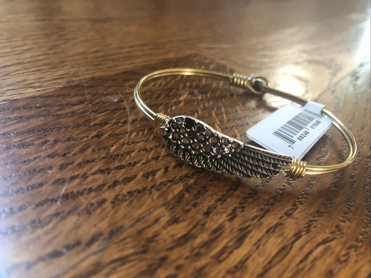 Angel wing bangle clearance bracelet