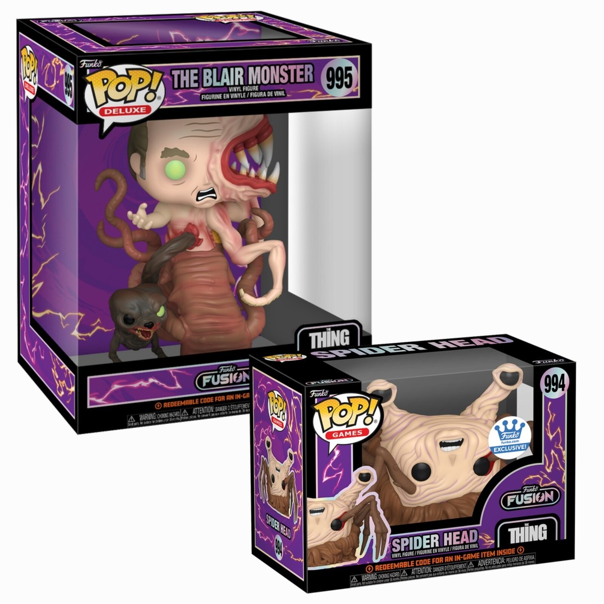 Funko POP[The•THING•(Spider Head) ] 希少品! Funko Fusion The Thing- Spider Head (Exclusive) W/ Protector