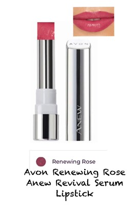 Avon RENEWING ROSE Anew Revival Serum Lipstick